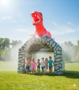 恐竜のミストバルーン