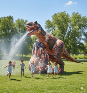 ティラノサウルスのミストバルーン