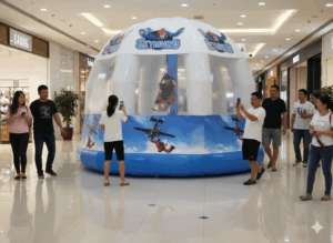 スカイダイビングゲームのイメージ図