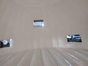 猫のドームバウンサー内部